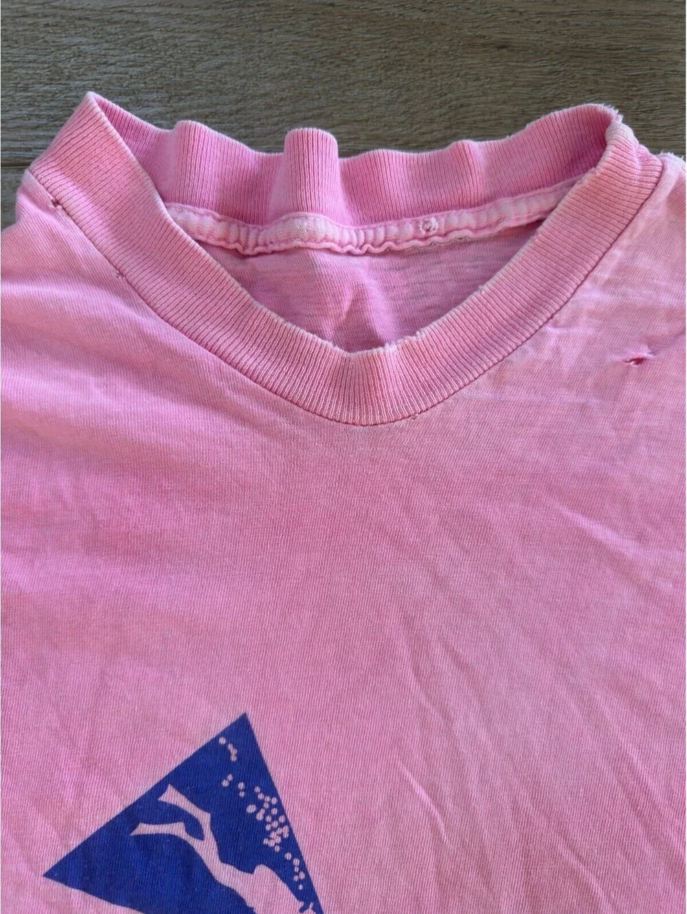 Vintage 90s DACOR Dive Team Single Stitch Pink T Shirt USA Scuba Distressed L XL